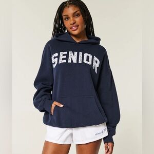 Hollister Blue Senior Hoodie (M)